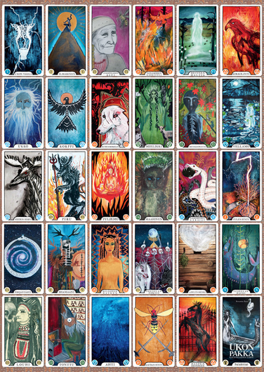 Ukon pakka - Kalevalainen tarot (pakka ja kirja)