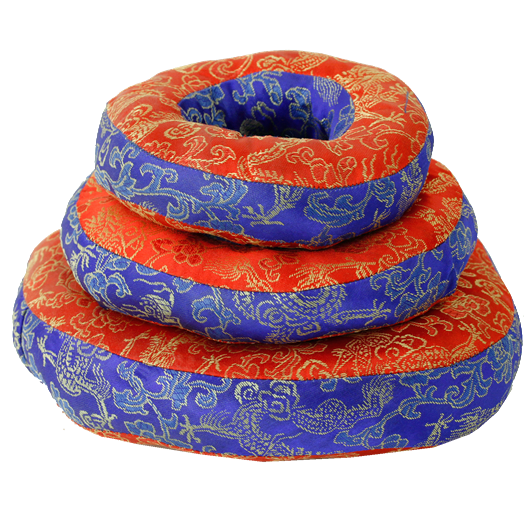 Äänimaljan tukirengas punainen 18*6cm