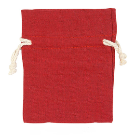 Puuvillapussi Punainen 12*17cm