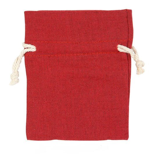 Puuvillapussi Punainen 12*17cm