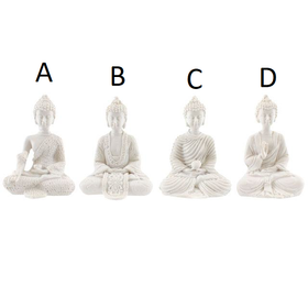 Mini Buddha valkoinen 55mm