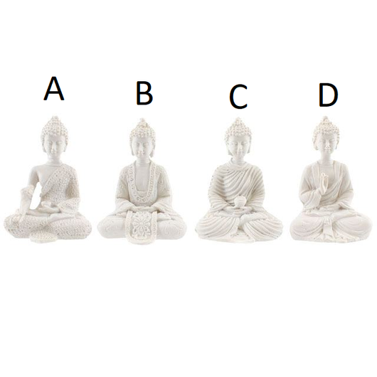 Mini Buddha valkoinen 55mm