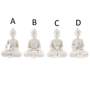 Mini Buddha valkoinen 55mm