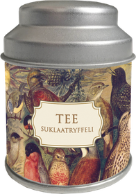 Teepussit peltipurkissa Suklaatryffeli 'Pikkulinnut'