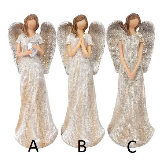 Enkelipatsas 'Glitterenkeli' 15cm