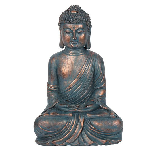 Buddhapatsas 'Hands in Lap' sinisävy 34cm
