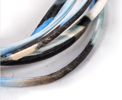 Nahkajäljitelmänauha Sinisävyinen 1,8mm / 1m