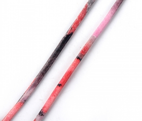 Nahkajäljitelmänauha Punasävyinen 1,8mm / 1m