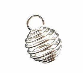 Helmihäkki / Spiraali hopea mini 12*9mm