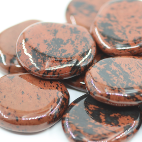 Mahonkiobsidiaani litteä 35-40mm