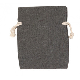 Puuvillapussi Harmaa 12*17cm