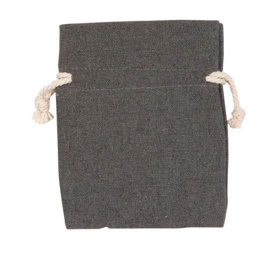 Puuvillapussi Harmaa 12*17cm