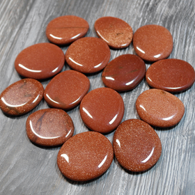 Aurinkokivi 'Goldstone' litteä 40-50mm