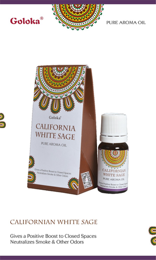 Goloka California White Sage tuoksuöljy 10ml