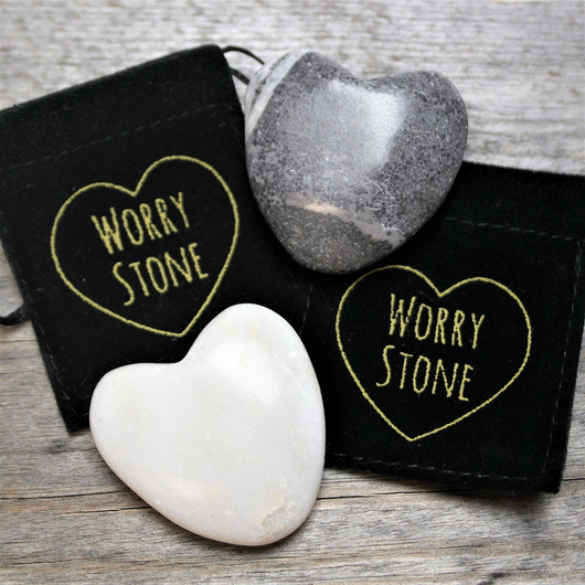 Huolikivi Sydän luonnonkiveä 40mm