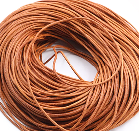 Nahkanauha 'Khaki' 1mm / 1m