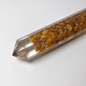 Keltainen Akaatti Orgoniitti Sauva 16cm