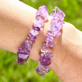 Ametisti sirurannekoru 'Freeform Chunky' 1-laatu