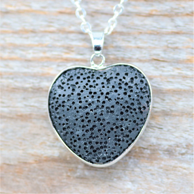 Riipus Laavakivi 'Sydän' 30mm