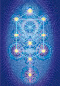 Postikortti 'Spiritual Kabbalah Tree of Life' 12*17cm