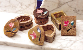 Kivinen rasia 'Kukka' 45-55mm