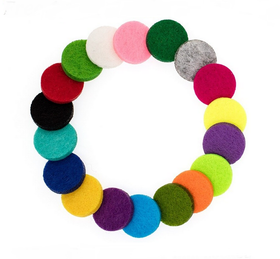 Huopalappu aromaterapiakoruun 17mm (2 kpl)