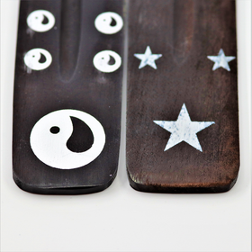 Suitsukealusta puinen 'Black Antique' 26cm