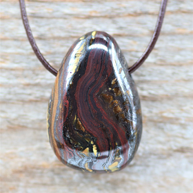 Tiikerinsilmäriipus 'Tiger Iron' 35mm