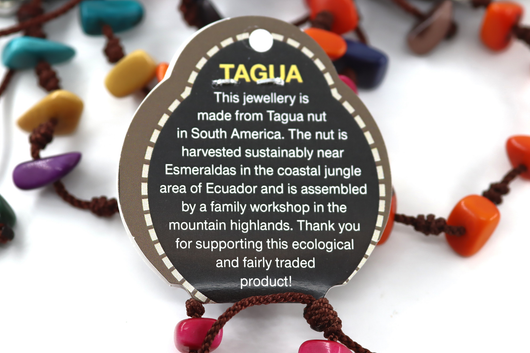 Rannekoru 'Tagua-pähkinä' säädettävällä nyörillä