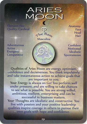 Positive Astrology Cards by Krystal Savoy