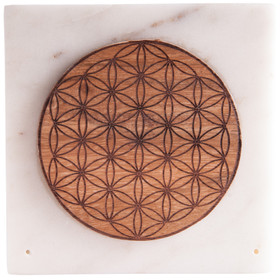 Suitsukepidike marmoria 'Elämänkukka' 10cm