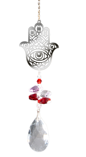 Kristalliriipus 'Sun Catcher Healing Hand'