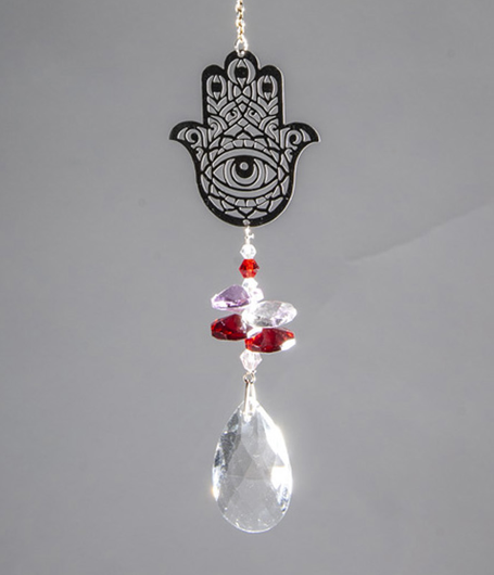 Kristalliriipus 'Sun Catcher Healing Hand'
