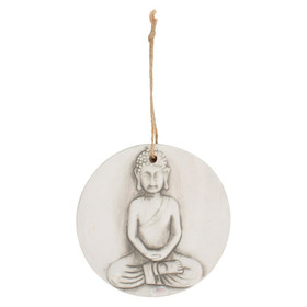 Seinälaatta 'Buddha Zen' terrakotta 15cm