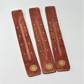 Suitsukealusta puinen 'Aurinko' 