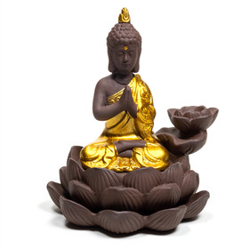Suitsukepoltin 'Backflow Golden Buddha' 12cm