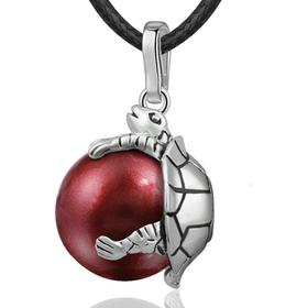 Bola Enkelikellokoru hopea 'Kilpikonna' (20mm)