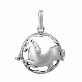 Bola Enkelikellokoru hopea 'Hevonen' (20mm)