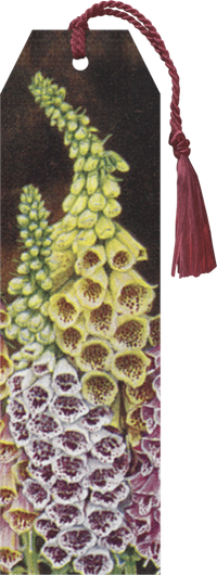 Kirjanmerkki Vintage 'Sormustinkukka' 5*17cm