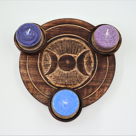 Tuikkupidike 'Triple Moon' 16cm