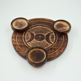 Tuikkupidike 'Triple Moon' 16cm