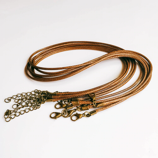 Kaulanauha Papukaijalukolla (pronssi) 2,2mm/50cm