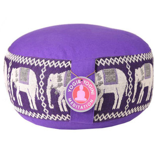 Meditaatiotyyny 'Purple Elephants' 33*17cm