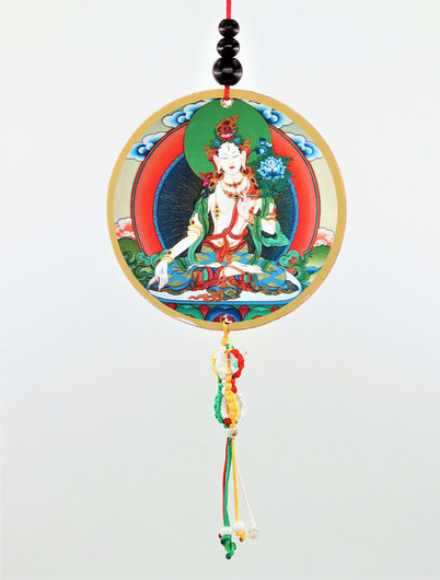 Suojeleva riipus 'White Tara' 8cm