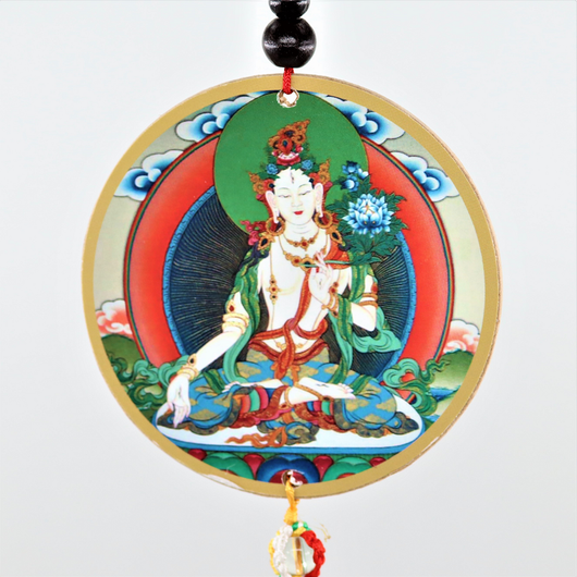 Suojeleva riipus 'White Tara' 8cm