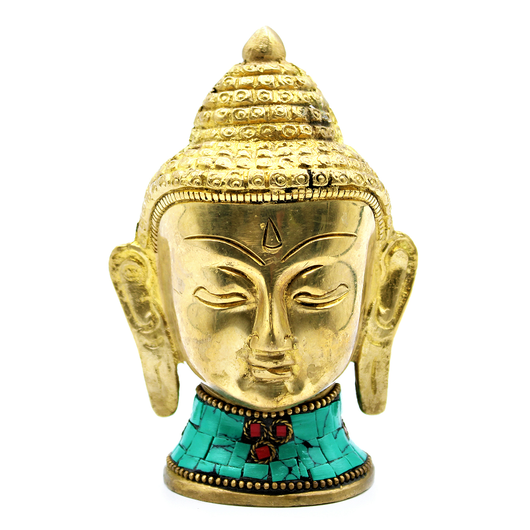 'Buddha Head' messinki/mosaiikki 11,5cm