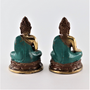 Minibuddha messinki 'Meditation Green' 60mm (2 mallia)