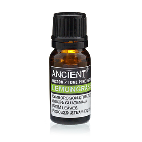 Ancient: Organic Lemongrass eteerinen öljy 10ml