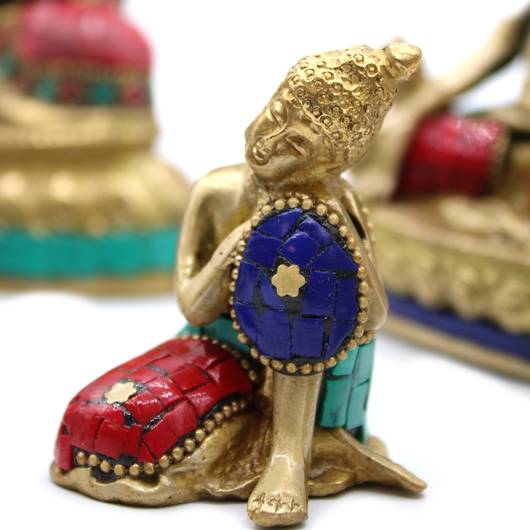 'Buddha Thinking' messinki/mosaiikki 6cm