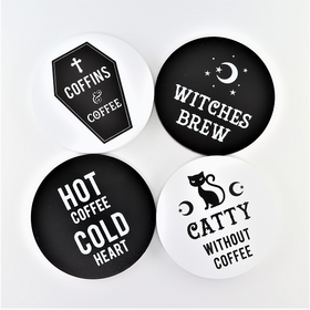 Lasinalunen 'Witchy' 4kpl